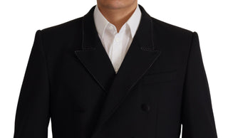 Dolce & Gabbana Elegant Double Breasted Wool Blazer