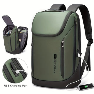 Multifunctional Travel Backpack for Men, 15.6 Inch Laptop School Bag Aircraft Approved, Large Capacity USB Charging Backpack for Business College Trip 