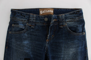 John Galliano Elegant Slim Bootcut Denim Jeans