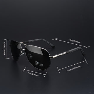 Cool Classic Retro Polarized Aluminum Magnesium Frame Fantasia Sunglasses for Men Women Outdoor Sports Party Vacation Travel Driving Fishing Photo Prop 