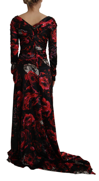 Dolce &amp; Gabbana Elegant Floral A-Line Sheath Dress