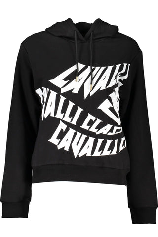 Cavalli Class Black Cotton Women Sweater