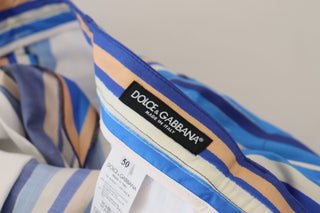 Dolce &amp; Gabbana Sleek Striped Slim Fit Chinos