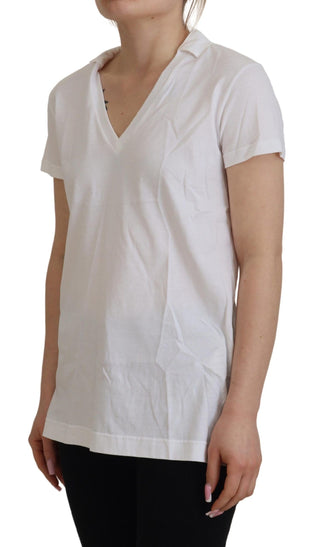 Dolce & Gabbana Elegant White Cotton Top Tee