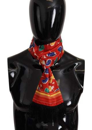 Dolce &amp; Gabbana Elegant Multicolor Silk Men's Scarf