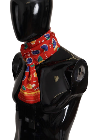 Dolce &amp; Gabbana Elegant Multicolor Silk Men's Scarf