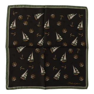 Dolce &amp; Gabbana Elegant Multicolor Silk Men's Square Scarf