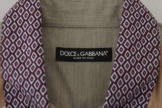 Dolce &amp; Gabbana Elegant Multicolor Slim Fit Casual Shirt