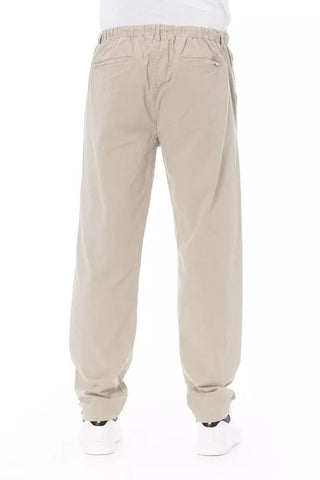 Baldinini Trend Beige Cotton Men Chino Trousers