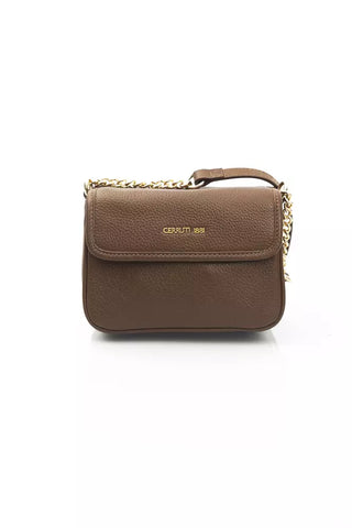 Cerruti 1881 Brown Leather Women's Crossbody Bag