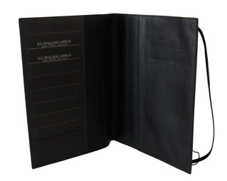 A.G. Spalding & Bros Elegant Leather Passport Wallet - Sleek Travel Essential