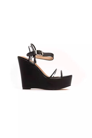 Péché Original Black Polyethylene Women Sandal