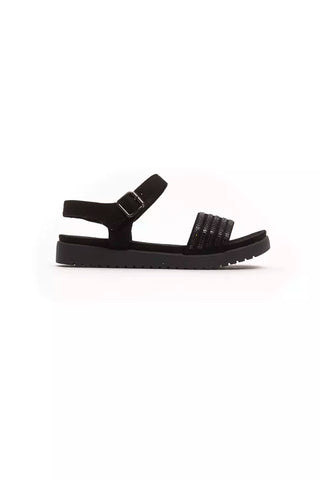 Péché Original Black Textile Women Sandal