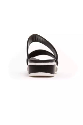 Péché Original Black Textile Women Sandal