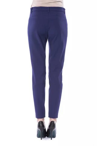 BYBLOS Blue Polyester Women's Pant