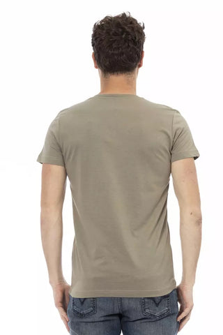 Trussardi Action Brown Cotton Men's T-Shirt