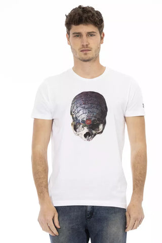 Trussardi Action White Cotton Men T-Shirt