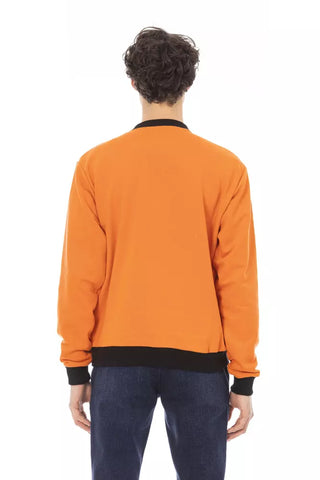 Baldinini Trend Orange Cotton Men Sweater