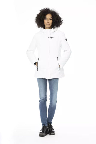 Baldinini Trend White Polyester Women's Jacket