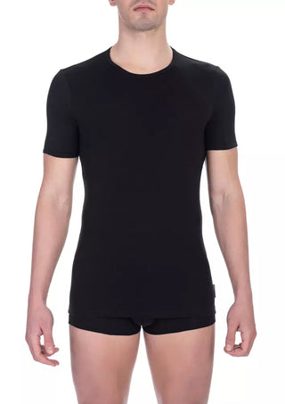 Bikkembergs Black Cotton Men T-Shirt