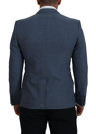 Dolce &amp; Gabbana Elegant Blue Single Breasted Sport Blazer