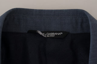 Dolce &amp; Gabbana Elegant Blue Single Breasted Sport Blazer