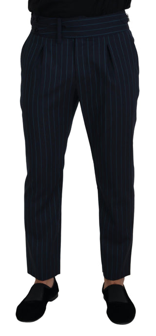 Dolce & Gabbana Elegant Stripe Virgin Wool Trousers