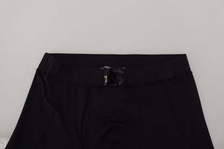 Dolce &amp; Gabbana Sleek Black Designer Pants