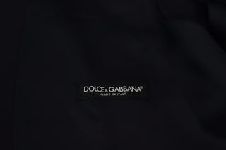 Dolce & Gabbana Elegant Dark Blue Formal Dress Vest