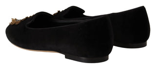 Dolce &amp; Gabbana Elegant Patent Leather Flat Shoes