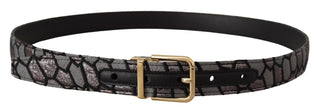 Dolce &amp; Gabbana Multicolor Leather Statement Belt