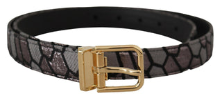 Dolce &amp; Gabbana Multicolor Leather Statement Belt