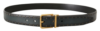 Dolce &amp; Gabbana Emerald Elegance Leather Belt