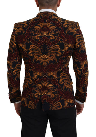 Dolce &amp; Gabbana Elegant Multicolor Wool Blend Blazer