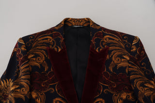 Dolce &amp; Gabbana Elegant Multicolor Wool Blend Blazer