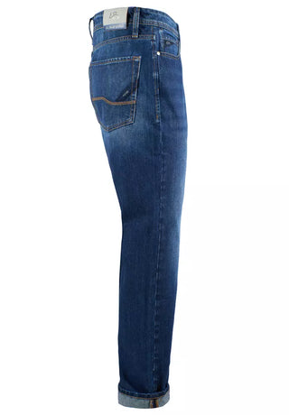 Yes Zee Blue Cotton Men's Jeans