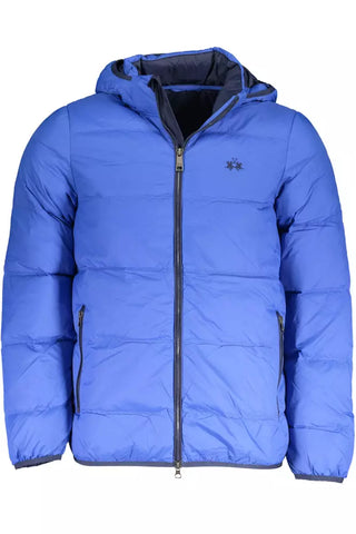 La Martina Blue Polyamide Men's Jacket