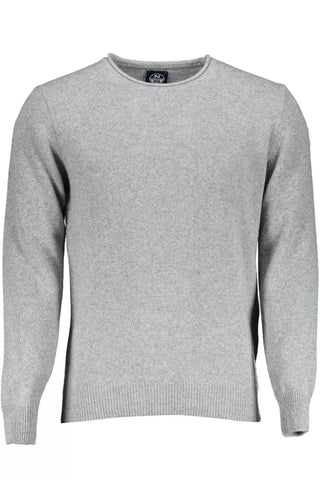 North Sails Gray Wool Men Sweater