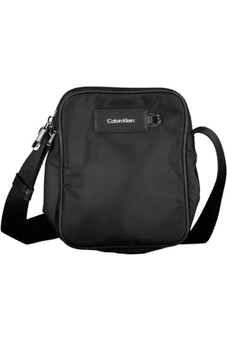 Calvin Klein Black Polyester Men Shoulder Bag