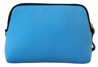 Dolce &amp; Gabbana Elegant Blue Polyamide Pouch Bag