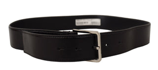 Dolce &amp; Gabbana Elegant Leather Belt with Metal Buckle