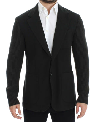 Dolce &amp; Gabbana Elegant Green Cashmere Blazer Jacket