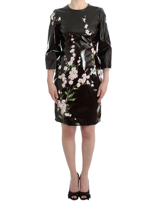 Dolce &amp; Gabbana Elegant Floral Embellished Shift Dress