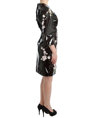 Dolce &amp; Gabbana Elegant Floral Embellished Shift Dress