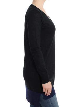 Costume National Elegant V-Neck Lightweight Sweater