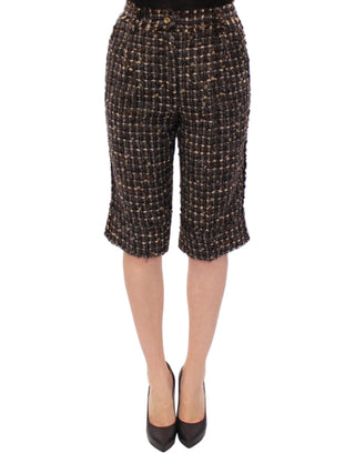 Dolce &amp; Gabbana Elegant Multicolor Wool Blend Shorts