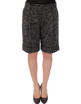 Dolce &amp; Gabbana Elegant Gray Alpaca Blend Shorts