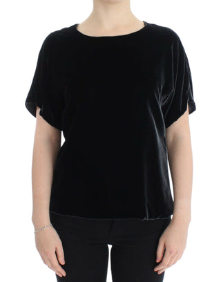 Dolce &amp; Gabbana Enchanting Velvet Short Sleeve Top