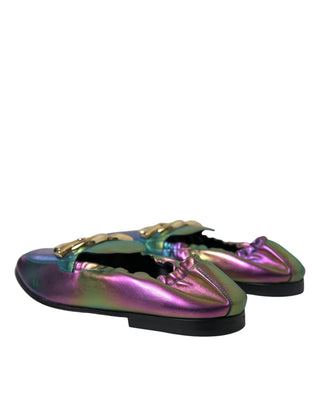 Dolce &amp; Gabbana Elegant Iridescent Loafers for Gents