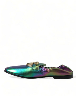 Dolce &amp; Gabbana Elegant Iridescent Loafers for Gents